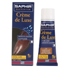 Крем для обуви SAPHIR CREME DE LUXE светло-коричневый