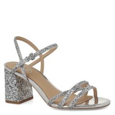 Босоножки ASH SPARKLE серебряный