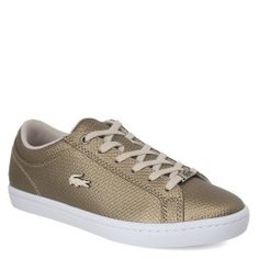 Кеды LACOSTE CAW0066 STRAIGHSET темно-золотой