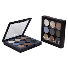 BRONX COLORS Палетка теней для век Midnight 9 оттенков, 8 г