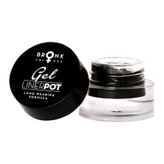 BRONX COLORS Гелевая подводка для век Gel Liner Pot Черная, 2,8 г