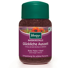 KNEIPP Кристаллы для ванн Удача с маслами красного мака и конопли 500 г