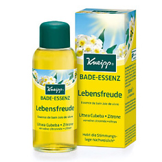 KNEIPP Масло для ванн Наслаждение жизнью с лимоном и литсея кубеба 100 мл