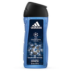 ADIDAS Гель для душа для тела и волос для мужчин UEFA Champions League Champions Edition 250 мл