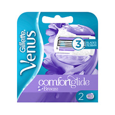 GILLETTE Cменные кассеты для бритья (cо встроенными подушечками с гелем) Venus Breeze 4 шт.