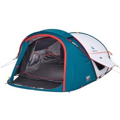 Палатка Для Кемпинга 2 Seconds 2 Xl Fresh&amp;black | 2–местная Белая Quechua