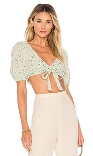 Кроп-топ с короткими рукавами perry - MAJORELLE