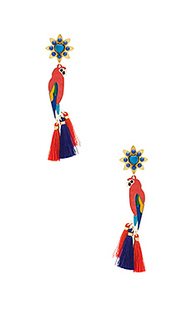 Серьги guacamaya macao petite - Mercedes Salazar