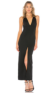 Вечернее платье с глубоким v-образным вырезом cassie - by the way.