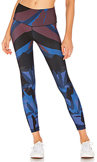 Deep blue lagoon reversible 7/8 legging - Maaji