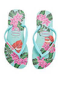 Сандалии slim floral - Havaianas