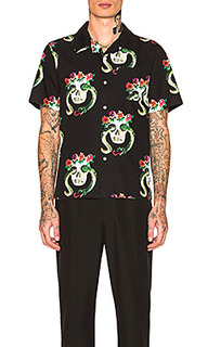 Рубашка skull pattern - Stussy