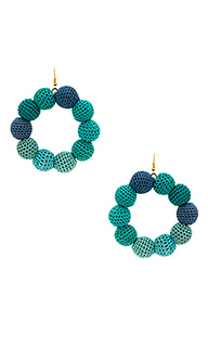 Серьги crochet dots - MISA Los Angeles