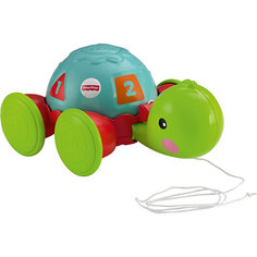 Каталка "Обучающая черепашка на колесиках", Fisher-Price Mattel