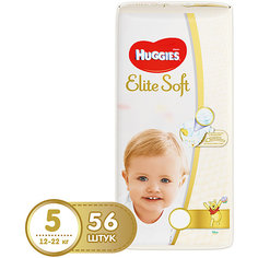 Подгузники Huggies Elite Soft 5, 12-22 кг, 56 шт.