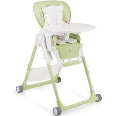 Стульчик для кормления William V2, Happy Baby, зеленый
