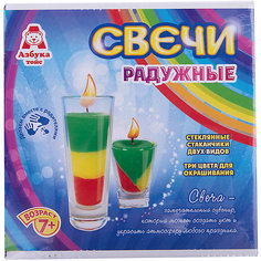 Свечи радужные Азбука Тойс