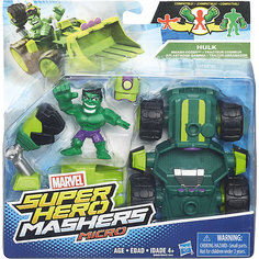 Набор Микро-Фигурка + Машина Марвел, HEROMASHERS Hasbro