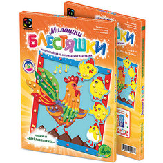 Аппликация с пайетками Веселая песенка Фантазер