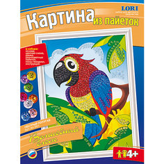 Картина из пайеток "Пестрый попугай" Lori