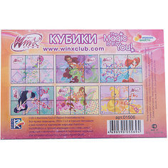 Кубики Winx (6 кубиков), Играем вместе