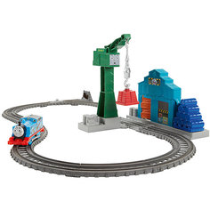 Набор с паровозиком Томасом и подъемным краном Крэнки, Томас и его друзья Mattel