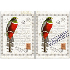 Обложка для паспорта "Птица", Феникс-Презент