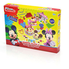 Набор для лепки Disney Клуб Микки Мауса "Бургерная" (масса для лепки - 6 цв)