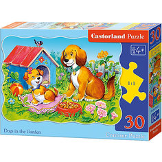 Пазл Castorland "Собаки в саду", 30 деталей