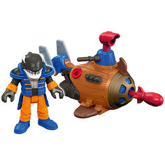 Базовая фигурка пирата Shark Minisub, Imaginext, Fisher Price Mattel