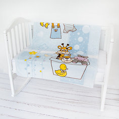 Плед- покрывало Micro Flannel, 100х118 см., Baby Nice, голубой