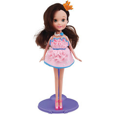 Набор для лепки с куклой Fashion Dough, Шатенка в розовом сарафане Toy Target