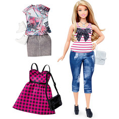 Кукла + набор одежды, Barbie Mattel