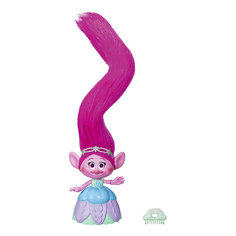 Игровой набор Hasbro "Trolls", Поппи с супер длинными поднимающимися волосами