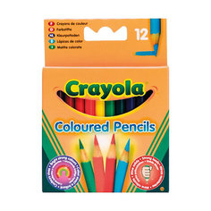 Набор из 12 коротких цветных карандашей, Crayola