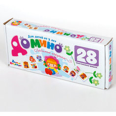 Домино "Любимые игрушки" (без обклейки) мал. Десятое королевство