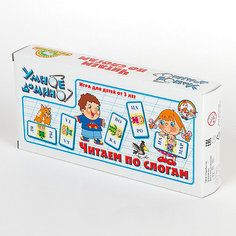 Домино Умное "Читаем по слогам" (пластм.) Десятое королевство