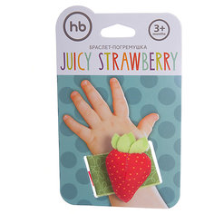 Погремушка-браслет Juicy Strawberry, Happy Baby
