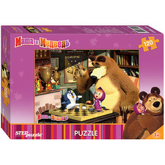 Пазл "Маша и Медведь", 120 деталей, Step Puzzle