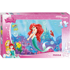 Пазл Maxi Step Puzzle "Disney Принцессы. Русалочка new", 24 элемента