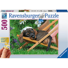 Пазл "Милая такса" 500 шт Ravensburger