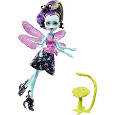 Мини-кукла Monster High «Цветочные Монстры» Стрекоза Вингрид с питомцем, 13 см Mattel