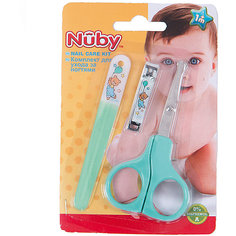 Маникюрный набор для малыша, Nuby, зеленый