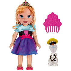 Кукла-малышка "Холодное Сердце" со снеговиком - Анна, 15 см Jakks Pacific