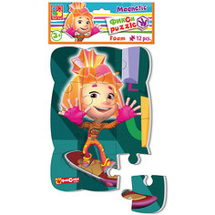 Пазлы на магните "Симка", Фиксики, Vladi Toys
