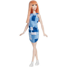 Кукла Barbie "Игра с модой" Лоскутный деним, 29 см Mattel