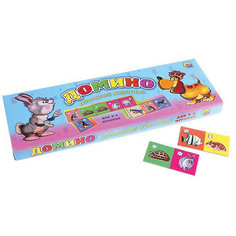 Настольная игра Рыжий кот "Домино" Домашние животные