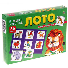 Настольная игра Рыжий кот "Лото" В мире животных