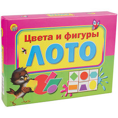 Настольная игра Рыжий кот "Лото" Цвета и фигуры