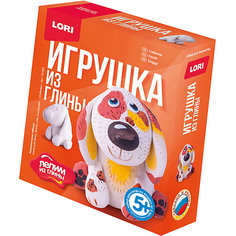 Набор для творчества LORI "Лепим игрушку из глины" Собачка